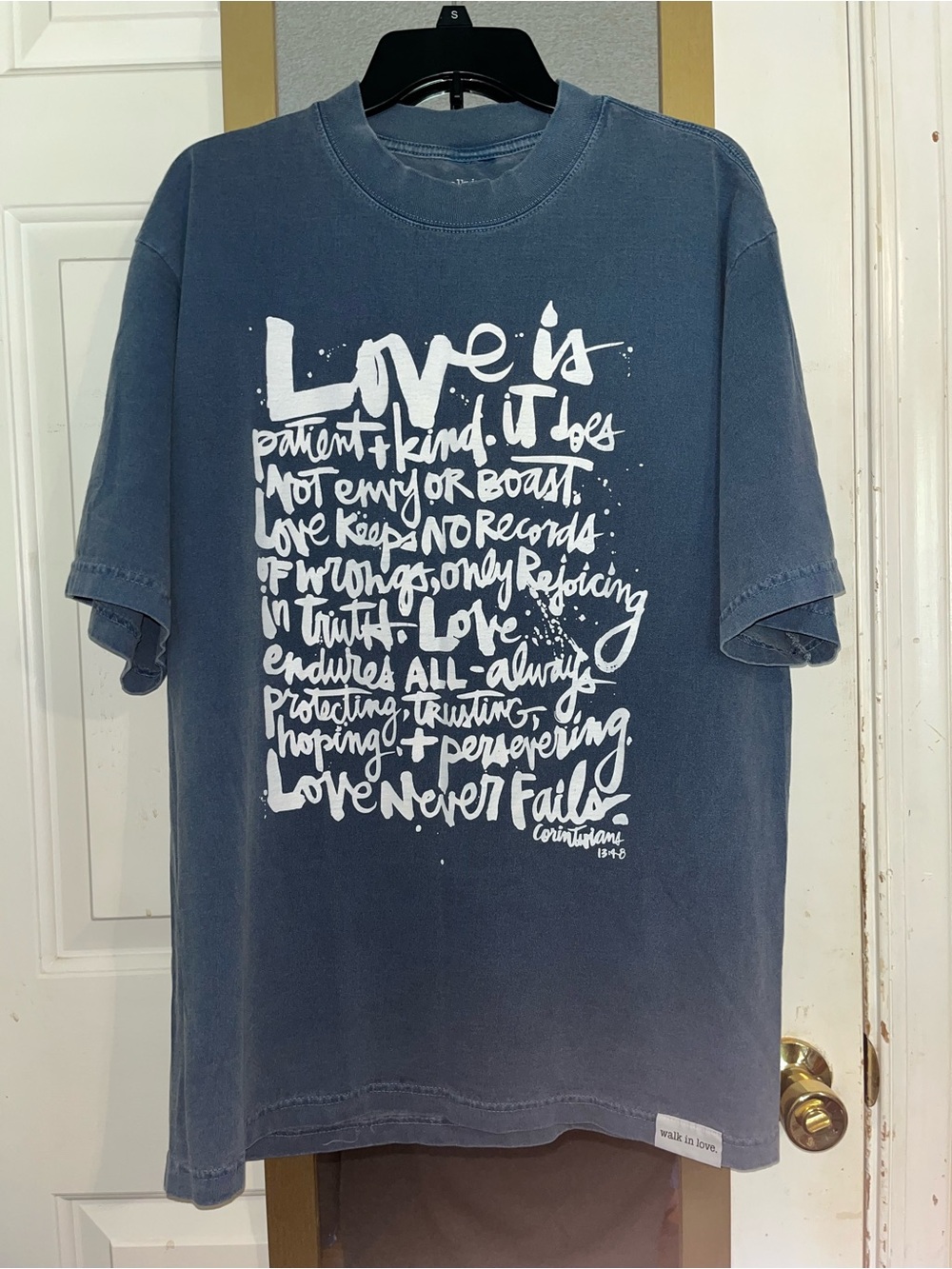 Walk in Love “Love is” Graphic tee